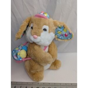 Easter Rabbit Bunny Plush Tan Jelly Beans Eggs 12 Inch TB Trading Co Stuffed Toy